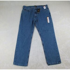 NEW‎ Lee Pants Mens 40 Blue Denim Jeans Pepperstone Relaxed Straight 40X32